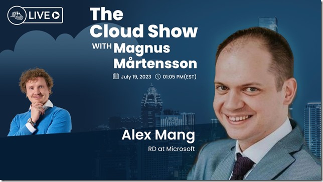 AlexMang.Star@TheCloudShow