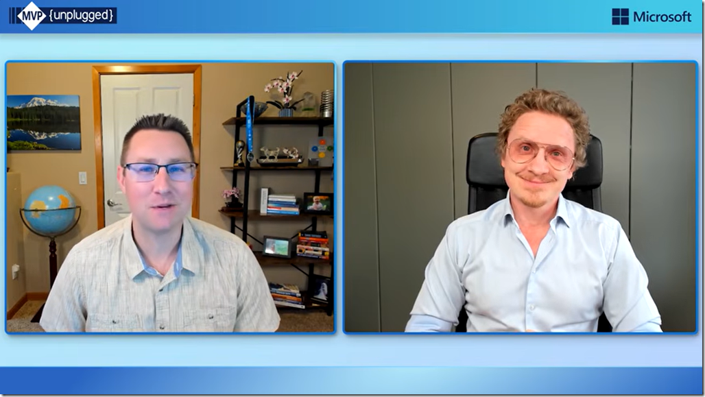 Nice shot of Justin and Magnus on MVP Unplugged